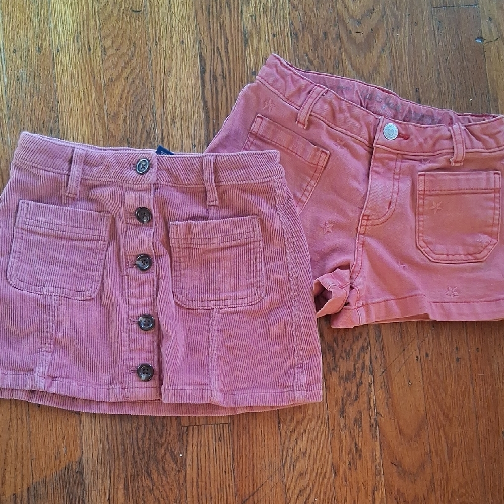 Pink Skirt & Shorfs